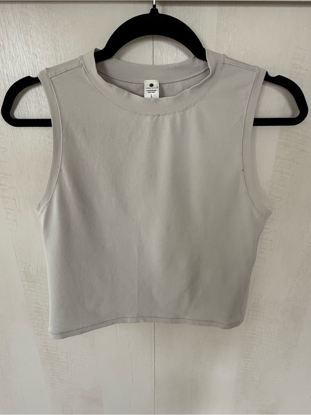 Yogalicious Airlite Melissa Crop Tank Gray L